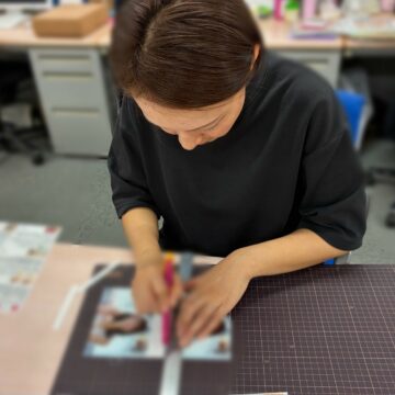 カット作業