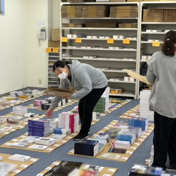 書籍のピッキング