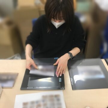 貼り付け作業