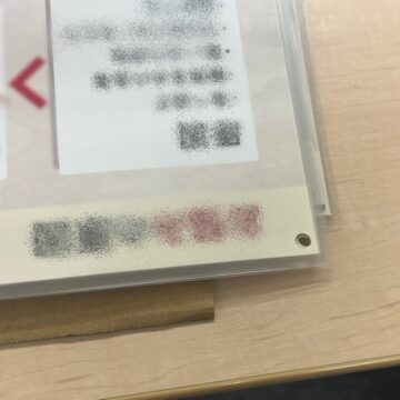 穴あけ後
