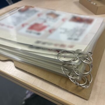 リング付け作業の完成