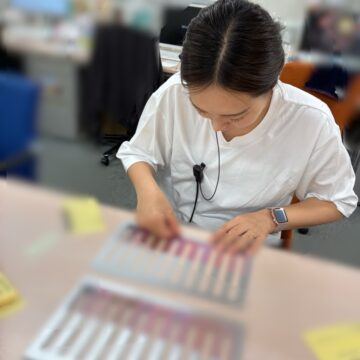 シール貼付