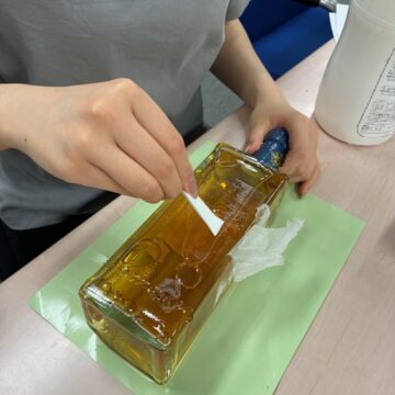 ラベル剥がし