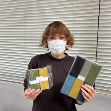 生地サンプル作成作業