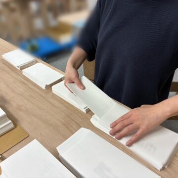 封入・封緘作業