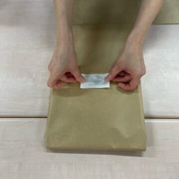 ラベル貼り作業