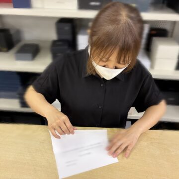 三つ折り