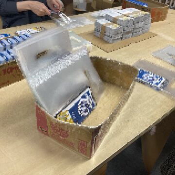 封入作業